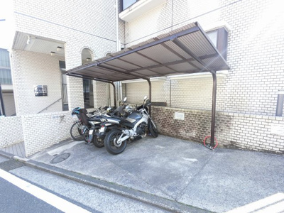【その他共用部分】 | グレイス保土ケ谷第２ | バイク置場です。