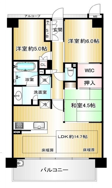設備充実♪~プライムメイツ池田2階部分♪の画像