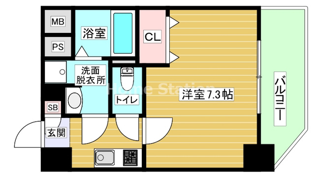 【間取り】 | レグゼスタ弁天町
