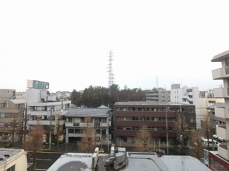 【展望】 | ３階部分からの眺望です。
前面に遮る建物がなく開放感がございます。