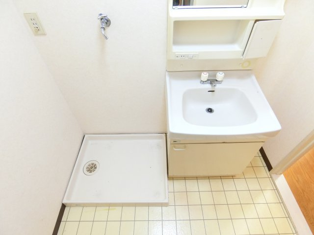 ドミール仲谷2号館の洗面所