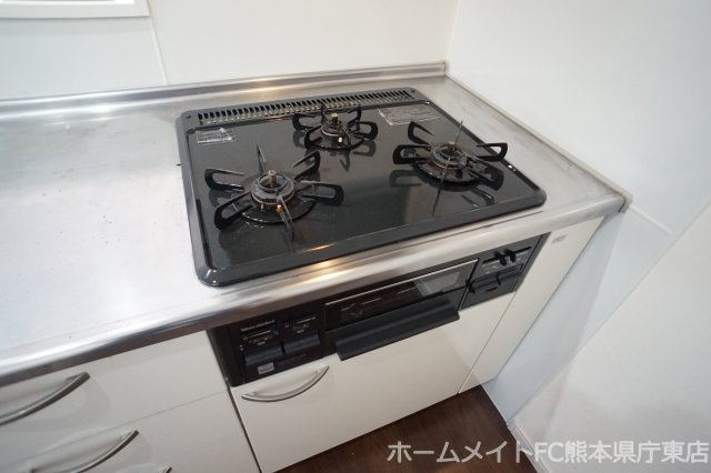 熊本市南区田井島１丁目の賃貸マンションのキッチン