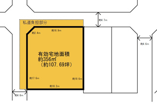 【土地図】 | 大津市和邇北浜1065-11　売土地