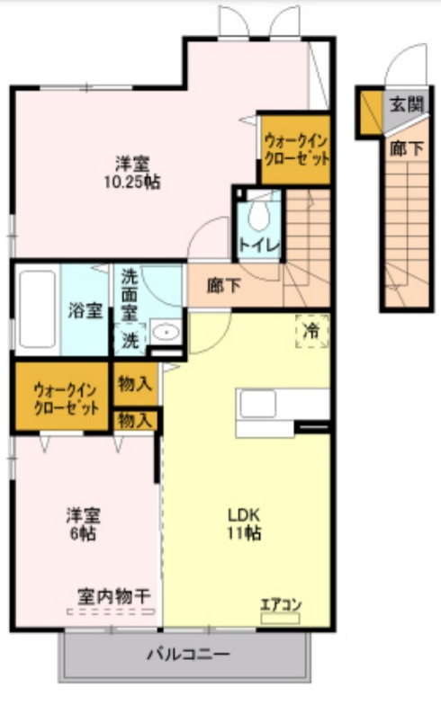 グリシーヌの間取り