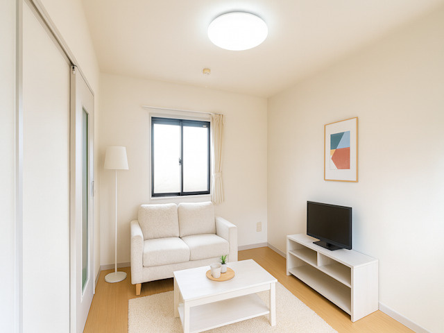 チェルヴォ（南新町）の居間・リビング|CGで家具等を配置したもので家具等は含まれません。