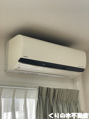 【設備】 | アルファライフ今治銀座Ⅱ | エアコン付きです