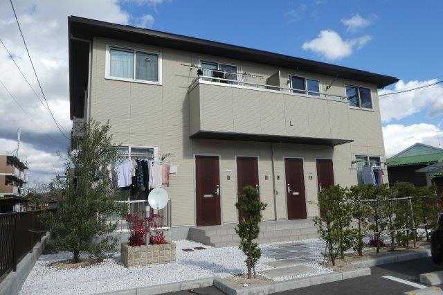 倉敷市日吉町のアパートの外観