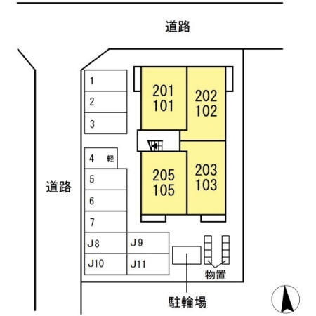 suuny（サニー）の区画図