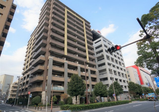 プレジールレジデンス川崎（川崎区南町）の外観|おしゃれな外観です　プレジールレジデンス川崎　専有面積82.13㎡　3LDK　JR京浜東北「川崎」駅徒歩9分　北・西・南角住戸、陽当り・通風良好　平成18年3月築　生活利便性良好　ペット飼育可能