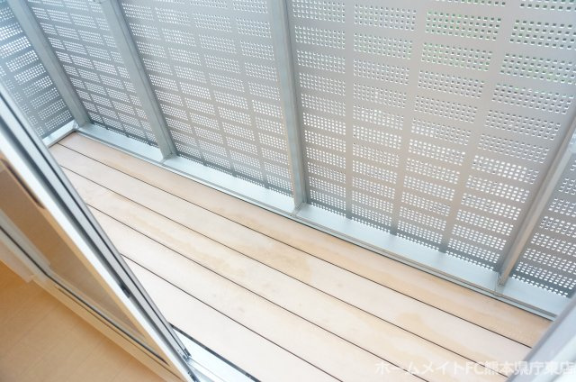 上益城郡益城町大字古閑のアパートのバルコニー