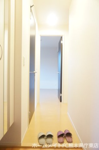 上益城郡益城町大字古閑のアパートの玄関