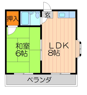 【間取り】 | シティハイツ中町