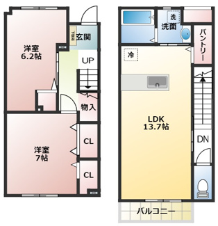 【間取り】 | Four Leaf Clover