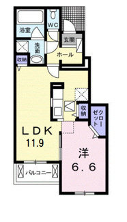 【間取り】 | メゾン　ソレイユⅣ