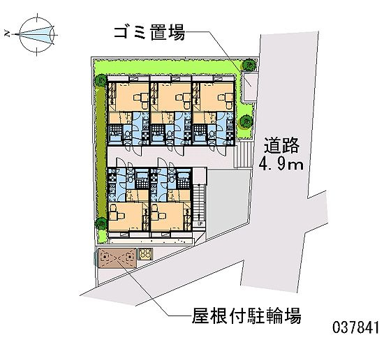 レオパレス美住ハイムの区画図|美住ハイム