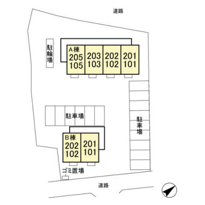 【区画図】 | ミルメゾンB