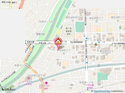 【地図】 | ロイヤルハイツ朝生田