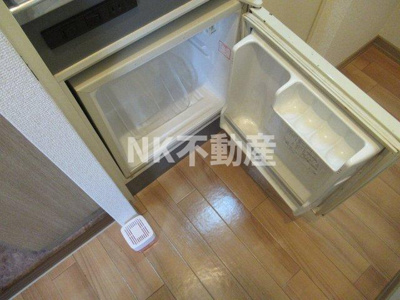 【キッチン】 | ガリューコート菱屋西（長瀬賃貸） | ミニ冷蔵庫です