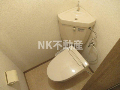 【トイレ】 | ガリューコート菱屋西（長瀬賃貸） | 落ち着いたトイレです