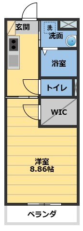 S-FORT三重大学前の間取り