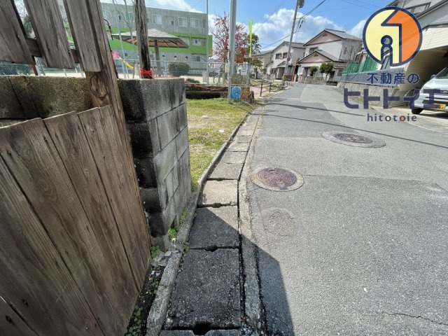 大牟田市小浜町(売地)の前面道路含む現地写真