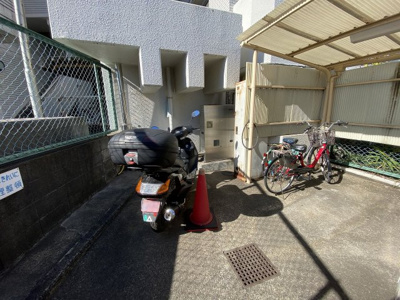 【その他共用部分】 | ニックハイム東神奈川 | バイク置場です。