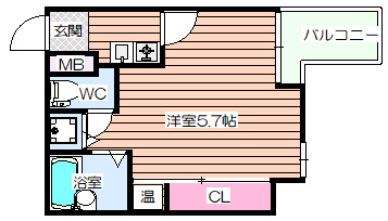 【間取り】 | シティライフ・ディナスティ新大阪