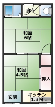 【間取り】 | S様関戸３丁目平屋アパート