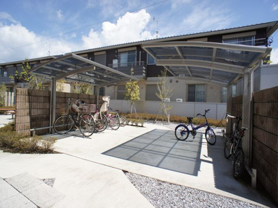【その他共用部分】 | ヴィコロ参番館 | 屋根付きの駐輪場があります♪