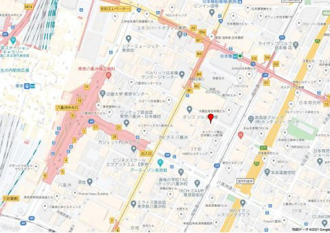 中央区日本橋３丁目の店舗事務所の地図