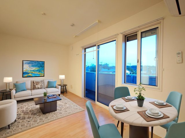 BRANCHE　HILLの居間・リビング|※CG画像のため家具はつきません