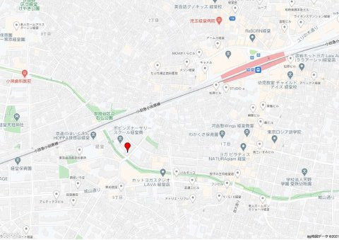 世田谷区経堂１丁目の店舗事務所の地図