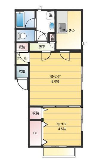 【間取り】 | ビバリー春日山B棟 | ※現状を優先します。