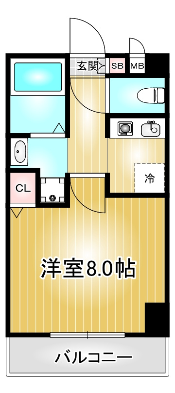 キャノンピア鶴舞｜名古屋市の賃貸ならMy賃貸の間取り|キャノンピア鶴舞