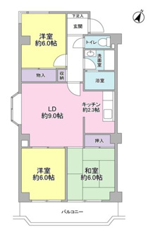 【間取り】 | ジュノーヒル | 間取り図