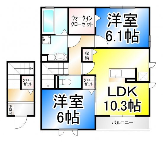オーチャードの間取り