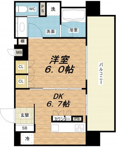 【間取り】 | リーガル靱本町
