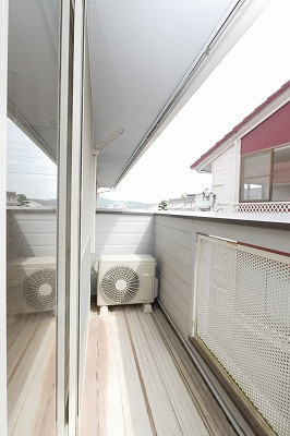 サファイアハイツのバルコニー|サファイアハイツ202号室　