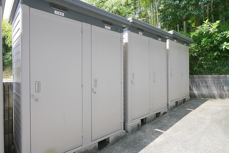 サファイアハイツの設備|サファイアハイツ202号室　外部物置
サファイアハイツ202号室　