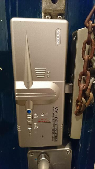 【設備】 | まるじんビル | 電子錠設置
