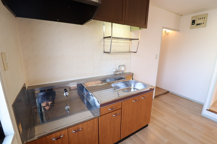 熊本市南区幸田２丁目のアパートのキッチン