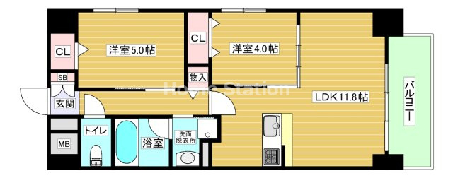 【間取り】 | フェリースヴィダ福島