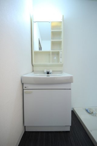 ライブハウスⅡの独立洗面台|独立洗面台あり、毎朝おしゃれに忙しい女性の方におすすめです