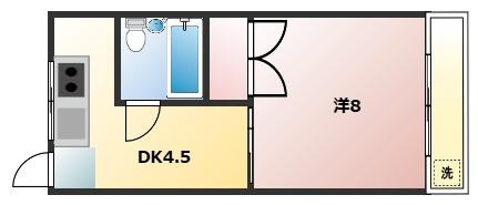【間取り】 | コーポキャンディ