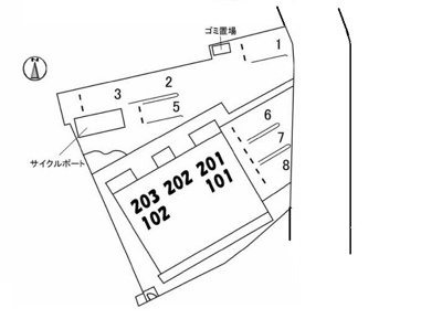 【区画図】 | シャーメゾン天山・