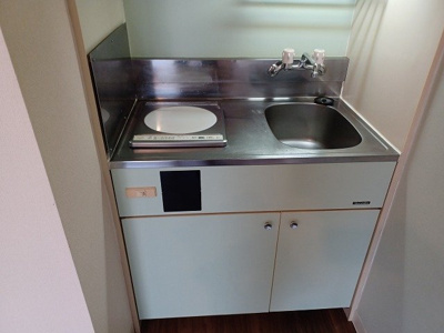 【キッチン】 | モナークマンション柿の木坂 | 1口IHコンロ