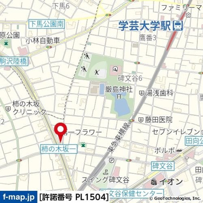 【地図】 | モナークマンション柿の木坂