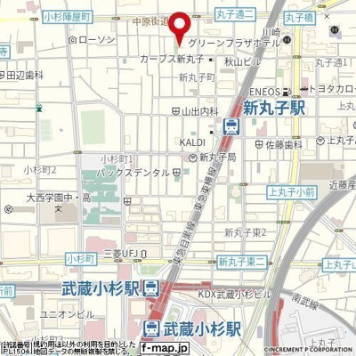 【地図】 | グランクォール武蔵小杉