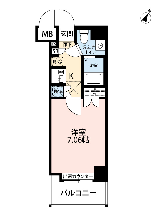 サヴォイレジェント　12階の間取り
