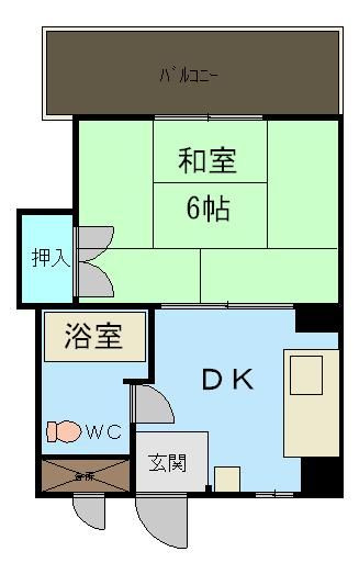 【間取り】 | 美野島ハイツ